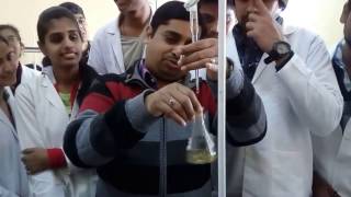 To estimate the amount of Nickel ions in given sample solution by complex metric titration [upl. by Artinad]