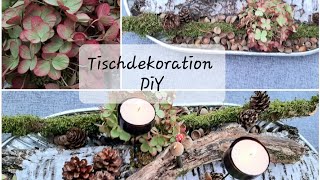 Herbstliche Tischdekoration diy herbstdiy hortensien tischdekoration decorating autumn [upl. by Ngo]