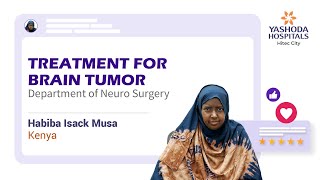 Treatment for Brain Tumor Medulloblastoma  Yashoda Hospitals Hyderabad [upl. by Crowns]