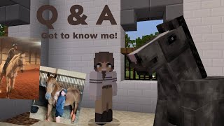 Answering Your Questions  DibbleCraft  Mc Equestrian [upl. by Lecrad]