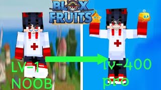 i reach lv 400 on blox fruit  blox fruit noob to pro [upl. by Birdie921]