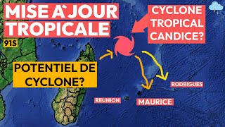 Un grand cyclone potentiel se dirige vers Maurice la Réunion et Rodrigues [upl. by Wing128]