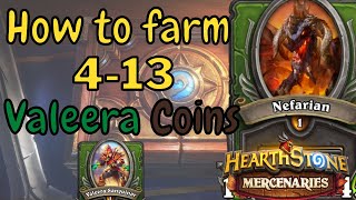 How to Farm Valeera Coins Guide Nefarian Blackrock Mountain 413  Hearthstone Mercenaries [upl. by Millham]