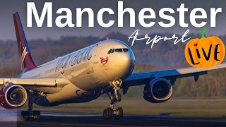 🔴 LIVE Manchester Airport Plane Spotting 🛫 [upl. by Megen997]