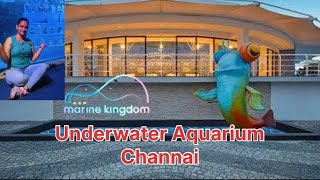 VGP Marina Kingdom in channai 2024 Update  Biggest aquarium in India aquarium vlogs videos [upl. by Horvitz]