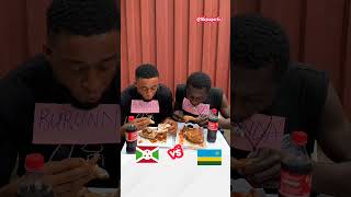 Burundi vs Rwanda Craziest Food Challenge [upl. by Enylekcaj]