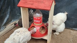 Comedero Para Gallinas Muy Fácil de Hacer ChickSAMKA [upl. by Ecal270]