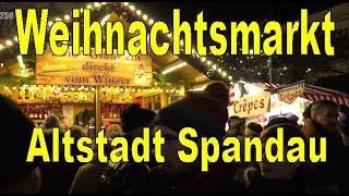 Berlin Weihnachtsmarkt Altstadt Spandau 2 Adventswochenende 2016 [upl. by Nylannej261]