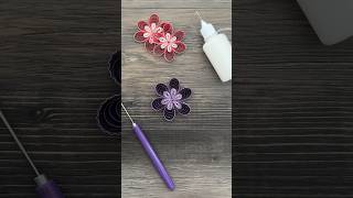 Quilling Paper Wavy Blossoms crafting diy quilling [upl. by Yecac]