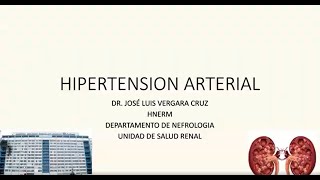 HIPERTENSION ARTERIAL Y RIÑON [upl. by Yragerg]