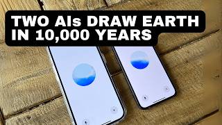 I made two AIs draw earth in 10000 years [upl. by Atiker]