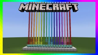 Rainbow Beacon Minecraft [upl. by Haral]