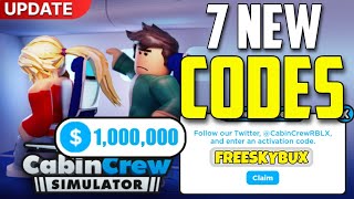 NEW ALL WORKING CODES FOR CABIN CREW SIMULATOR IN APRIL 2024 ROBLOX CABIN CREW SIMULATOR CODES [upl. by Naitsabes]