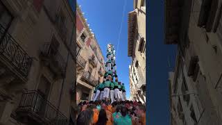 4de9f dels Castellers de Vilafranca per Sant Miquel [upl. by Tammany]