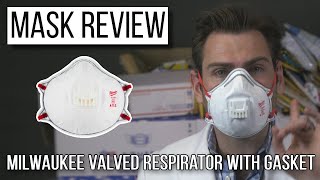 The Nicest Mask Ever  Milwaukee Valved Respirator with Gasket Review [upl. by Ragde786]