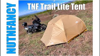 Comfy Wilderness Shelter North Face quotTrail Lite 3quot Tent [upl. by Ellebanna971]