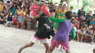 Tapungolay Bisaya Street boxing sa Alojipan Culasi Fiesta 2023 [upl. by Meensat369]