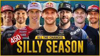 New Bikes Contracts Team Changes and More  Silly Season 450 Class [upl. by Adierf]