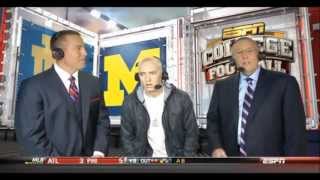 Eminem Michigan Halftime ACTING FUNNY HD [upl. by Alma]