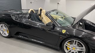 Ferrari  F430 Spyder  How To Close Roof Manually [upl. by Simsar458]