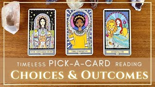 ✨🍄Your HIGHER SELF Guidance CHOICES amp OUTCOMES 🦋  🔮PICK A CARD Timeless Tarot Reading 🍁🌙 [upl. by Hsotnas]