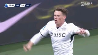 Scott Mctominay Goal Vs Inter Milan  Inter Milan 11 Napoli Highlights [upl. by Savage]