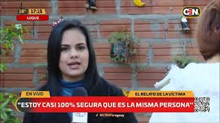 Mujer denuncia haber sido violentada por el mismo abusador del Parque Guasú [upl. by Allista987]