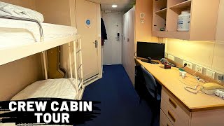 Crew Cabin Tour on a Cruise Ship [upl. by Carolle]