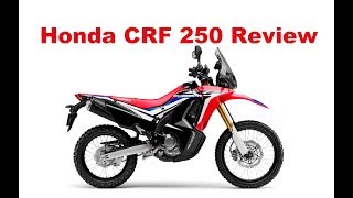 Honda CRF 250 Rally  Test Ride amp Review [upl. by Enirac]