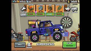 DEFEATING A BOSS WITH SUPER DIESEL  Hill Climb Racing 2 Walkthrough [upl. by Asyram]