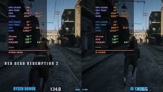 i5 12400f vs Ryzen 5600x gaming test [upl. by Cobby]