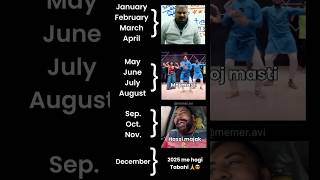 Whole Year Timeline Meme 😂🫂 New Year Memes  trending newyear viralvideos memes 2025 shorts [upl. by Akihsar]