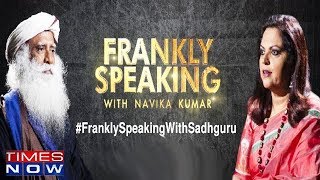 Watch Sadhguru in His Unmissable Avatar on Frankly Speaking with Navika Kumar  Gender Equality [upl. by Annayad]