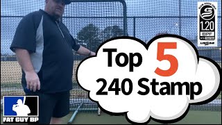 2022 Top 5 USSSA 240 Stamp slowpitch Softball Bats [upl. by Araas237]