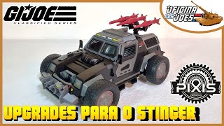 Pacotes de Upgrades para o Stinger  Pixis Design e GIJoe Classified  Review em PTBR [upl. by Divod]