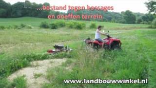 Ruwterreinmaaier voor achter de quad of atv van Landbouwwinkelnl [upl. by Rainger]