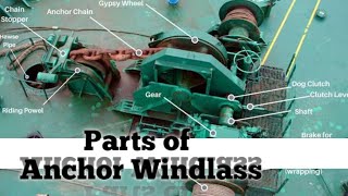 Parts of Anchor Windlass [upl. by Slaohcin]