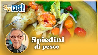 Spiedini di pesce quotRimini  Riccione  Riminiquot  Si fa così  Chef BRUNO BARBIERI [upl. by Sims]