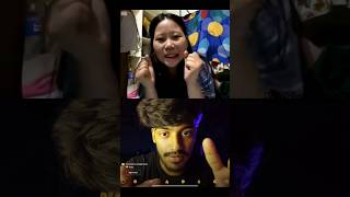 Omegle reaction with funny girls 😂 shorts omegle funny [upl. by Anear]