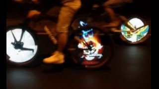 YQ8008 LED Programmable Bicycle Spoke Light DIY  Gearbestcom [upl. by Aryc]