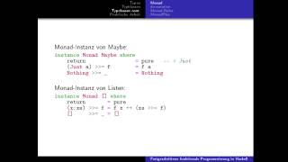FFPiH  Vorlesung 2  Typklassen [upl. by Enaitsirk]