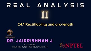 241 Rectifiability and arclength [upl. by Nairdad]