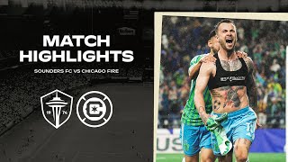 HIGHLIGHTS Seattle Sounders FC vs Chicago Fire FC  June 29 2024 [upl. by Benedict422]