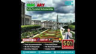 ✨ Study in Hungary with Fully Funded Scholarships 🇭🇺 ✨ [upl. by Rayner]