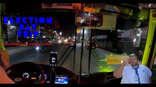 PART 1 BUS DRIVING PHILIPPINES  NIGHT TRIP TO IBIDEN [upl. by Ecidnac]