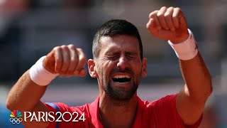 Tennis Breakdown Novak Djokovic wins gold Italy makes history  Paris Olympics  NBC Sports [upl. by Slohcin250]