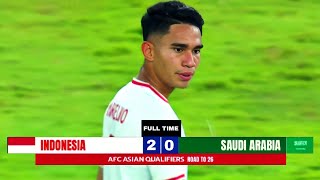 FULL HIGHLIGHT INDONESIA VS SAUDI ARABIA  WORLD CUP QUALIFIERS ROUND 3  Fans Camera [upl. by Emmalynn]