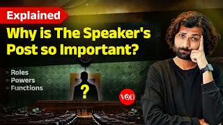 Lok Sabha Speaker  Role Powers and Functions Explained in Hindi  VOD [upl. by Rebmyt]