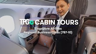 Cabin Tour NEW Singapore Air 78710 Regional Business Class [upl. by Regazzi]