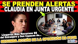 Junta urgente Claudia y sus coordinadores llegó legión extranjera traen recursos  y cibernéticos [upl. by Nolita]